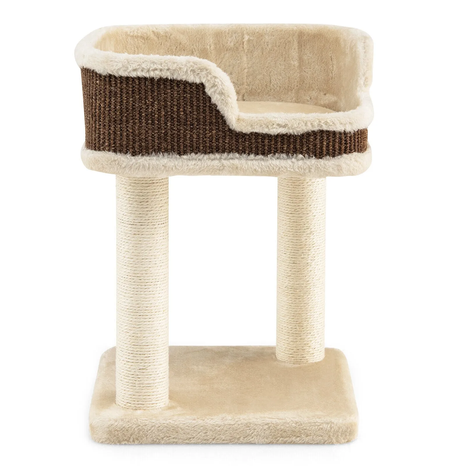 16"  Multi-Level Cat Tree - Beige