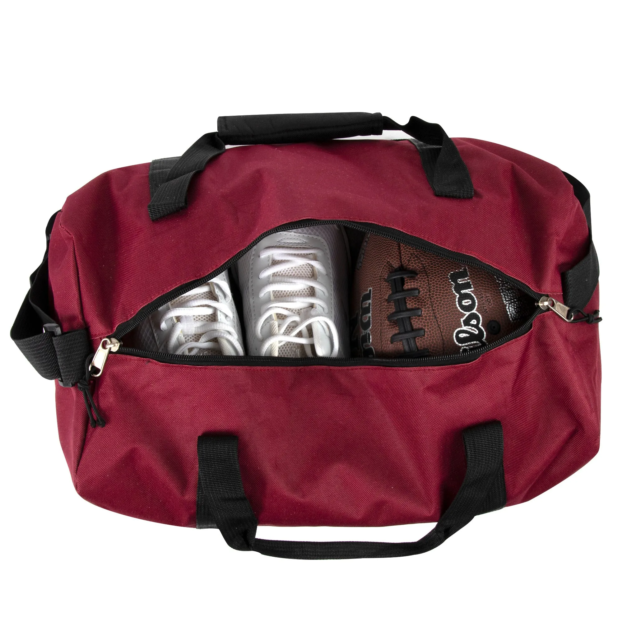 44cm Duffel Bag Medium 28L Capacity - Red