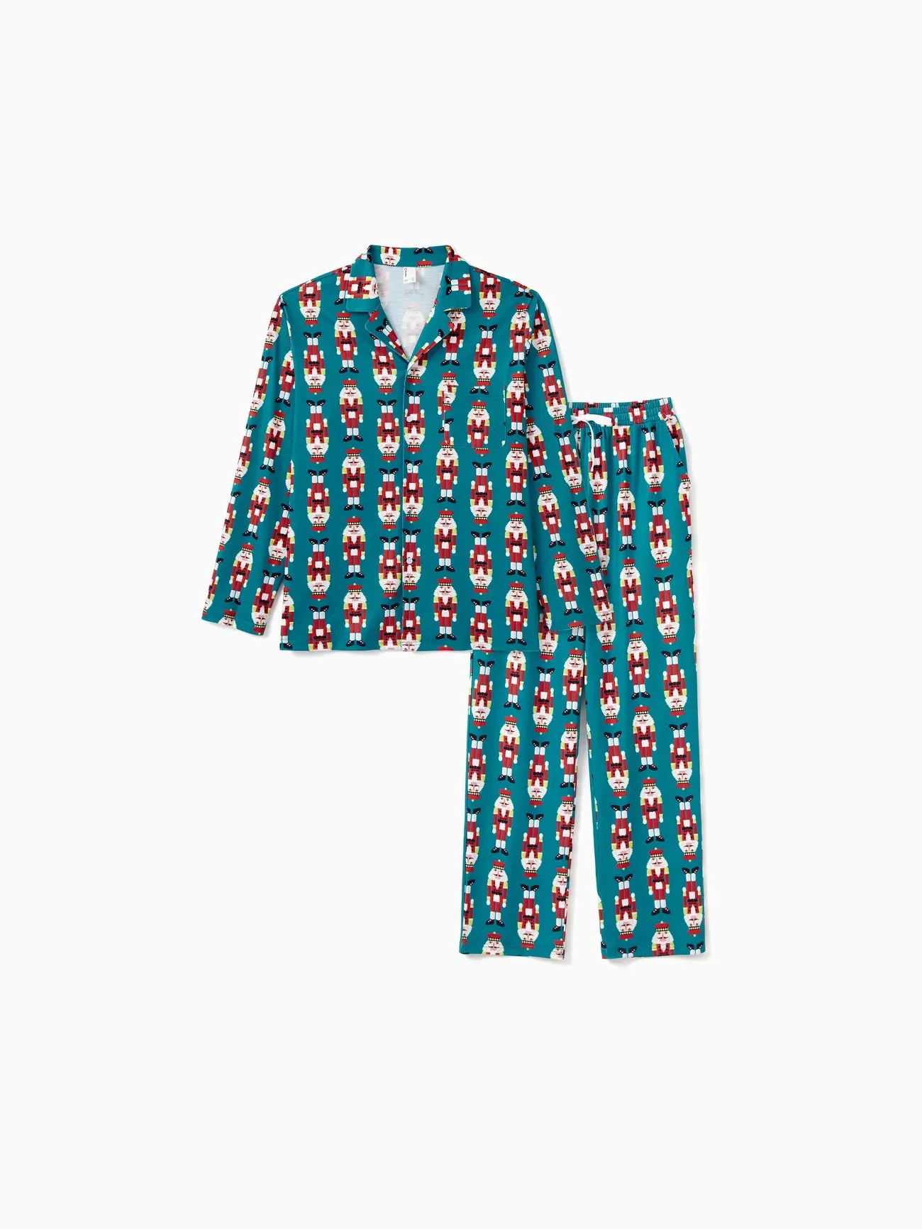 Allover Nutcracker Pattern Family Matching Pajama Set