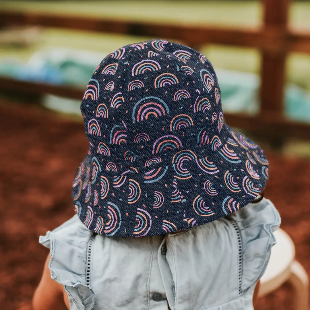 Bedhead: Toddler Bucket Sun Hat Rainbow