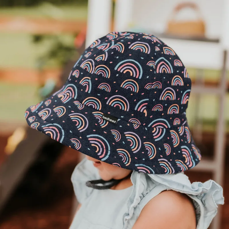 Bedhead Toddler Girls Bucket Hat - Rainbow