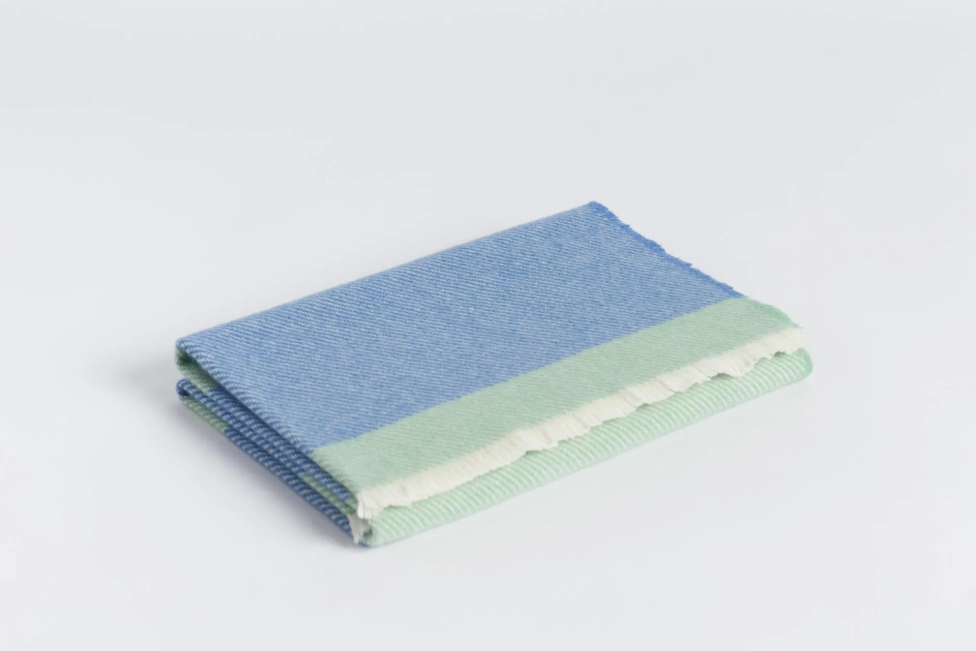 Blue Classic Kileen Lambswool Baby Blanket