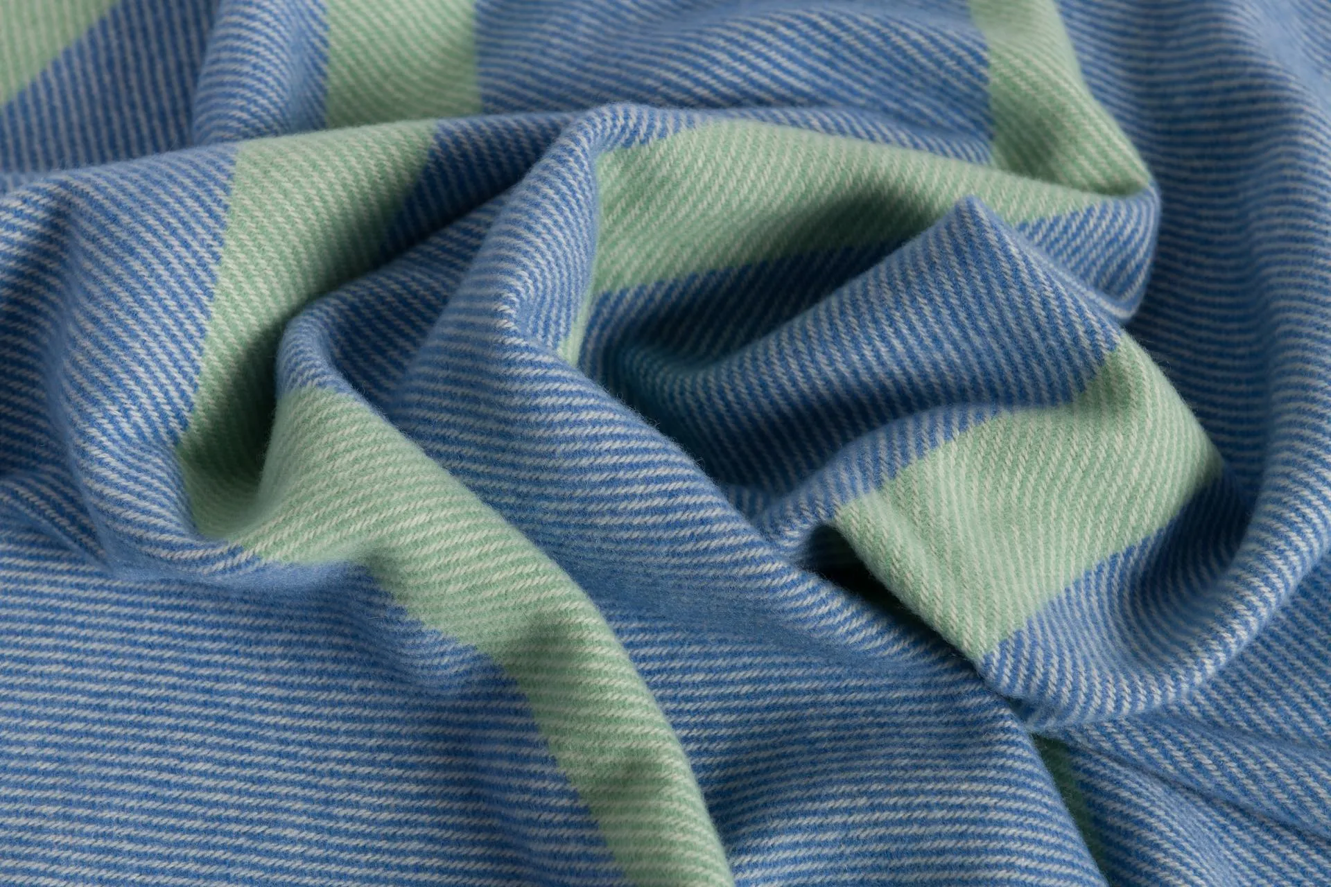 Blue Classic Kileen Lambswool Baby Blanket