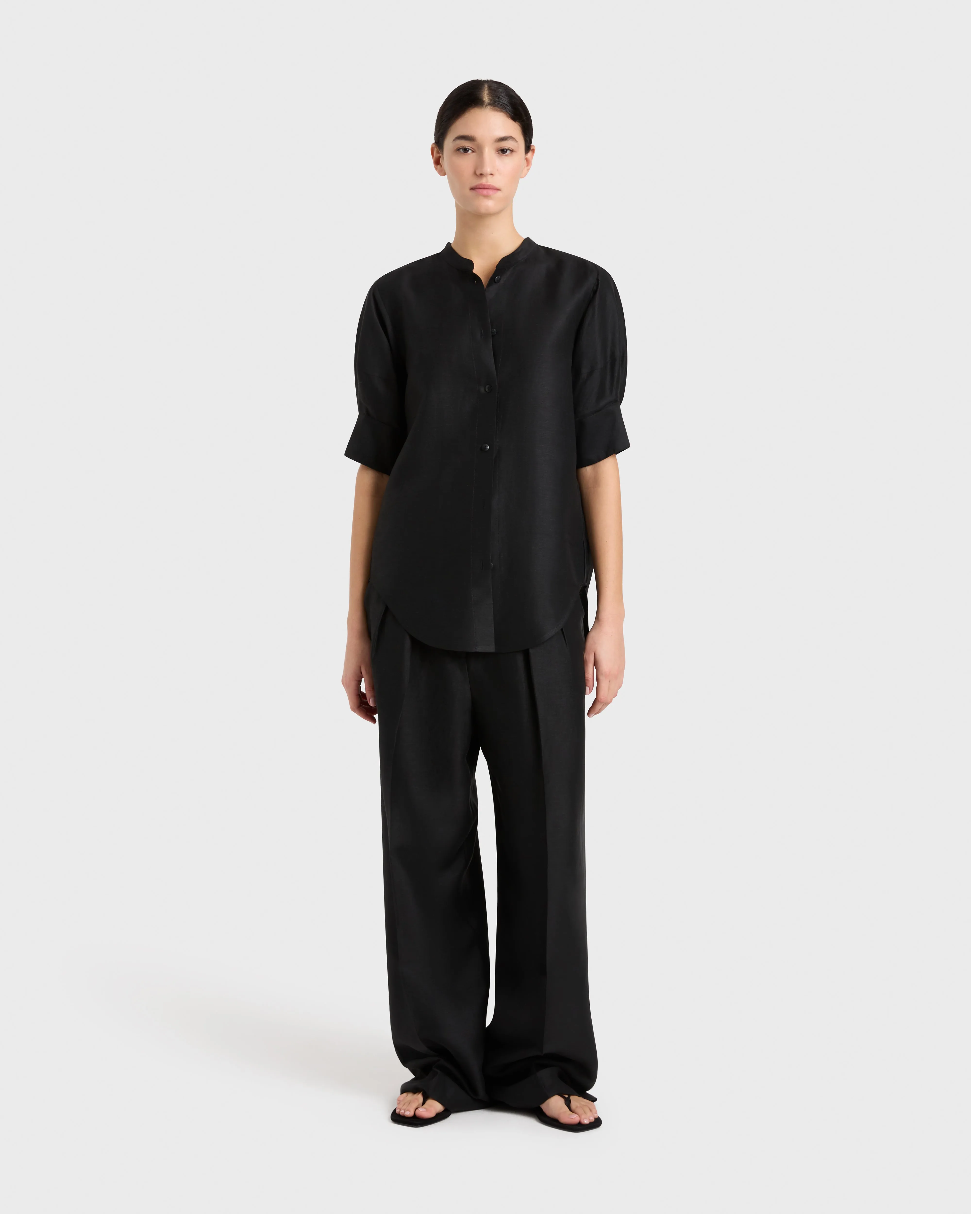 Bormio Short Sleeve Shirt - Black