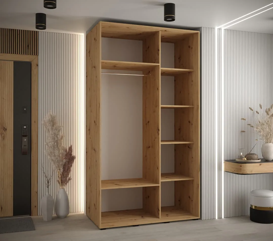 Cannes VI Sliding Door Wardrobe 140cm