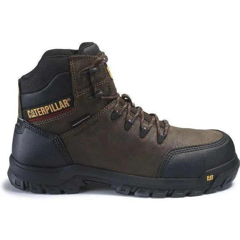 CAT Men's Resorption WP Comp Toe Work Boot - Black - P90977