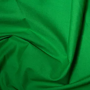 Cotton Blends Polycotton Plain Emerald