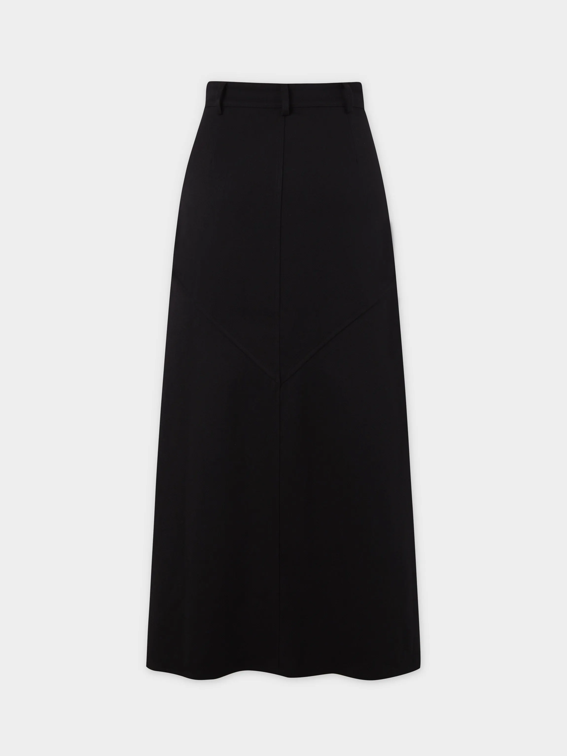 Deep V Skirt-Black