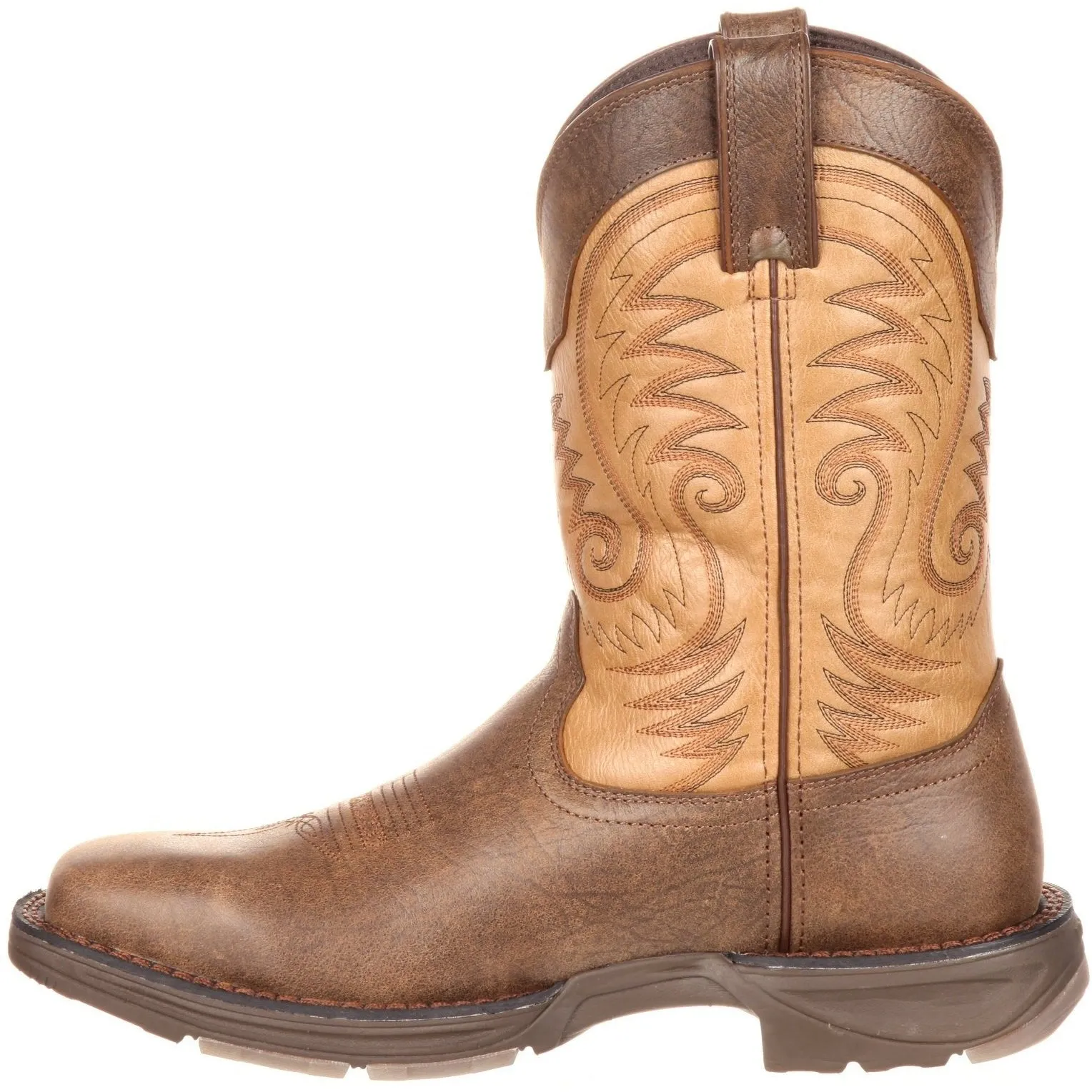 Durango Men's Ultra-Lite 11" Square Toe Western Boot - Brown - DDB0109