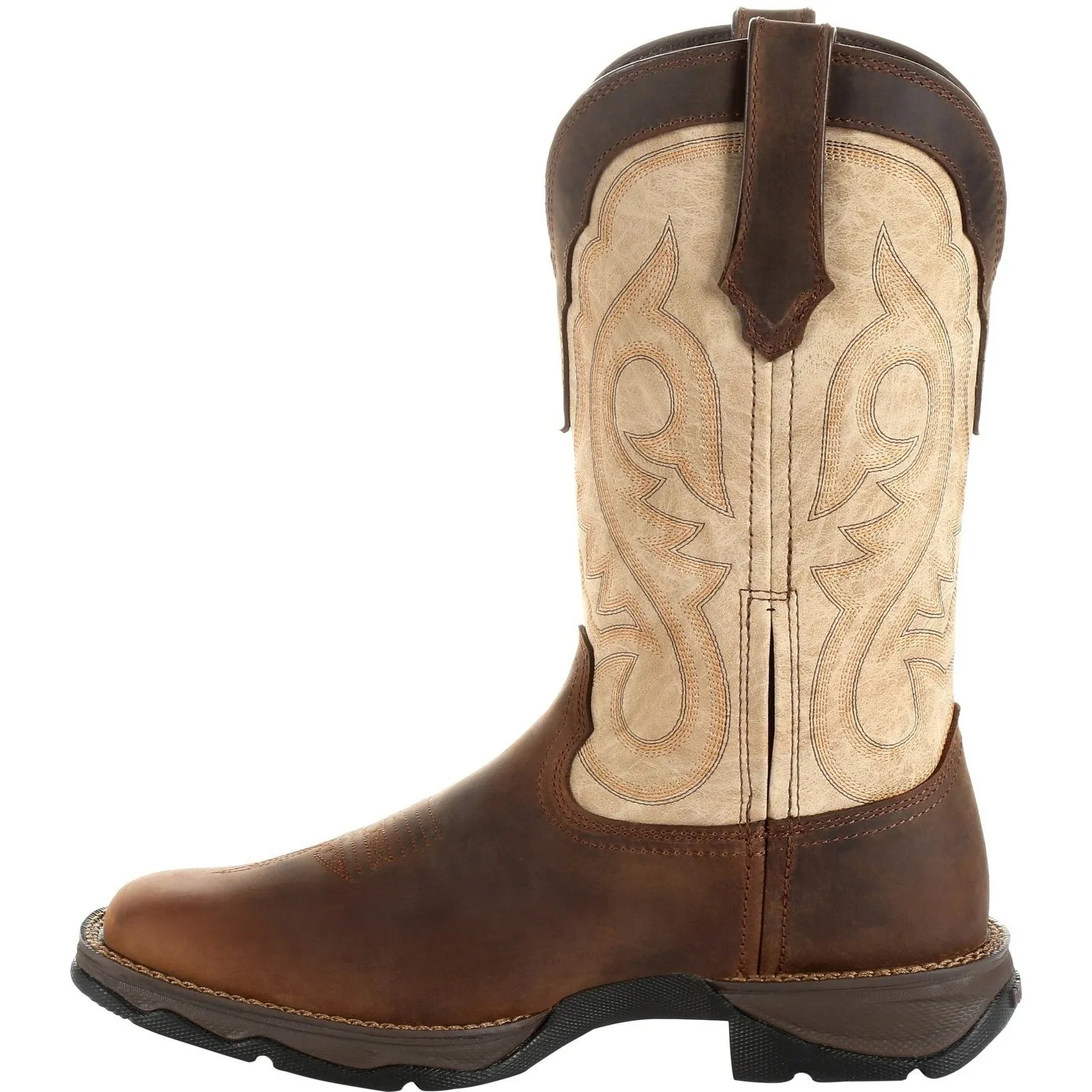 Durango Women's Lady Rebel 11" Square Toe Western Boot- Brown- DRD0332