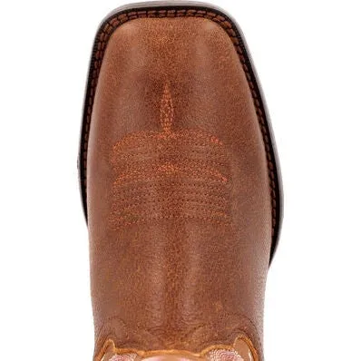 Durango Women's Westward 10" Square Toe Western Work Boot -Brown- DRD0445