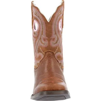 Durango Women's Westward 10" Square Toe Western Work Boot -Brown- DRD0445