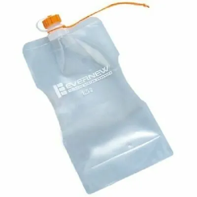 Evernew Water Carry 2000ml Flexible Water Carrier / Bottle w/Attached Cap & Cord