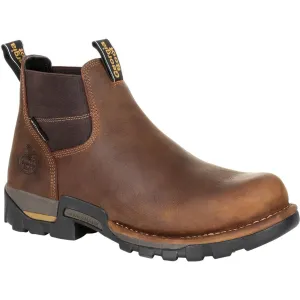 Georgia Men's Eagle One Soft Toe WP Chelsea Work Boot - Brown - GB00315