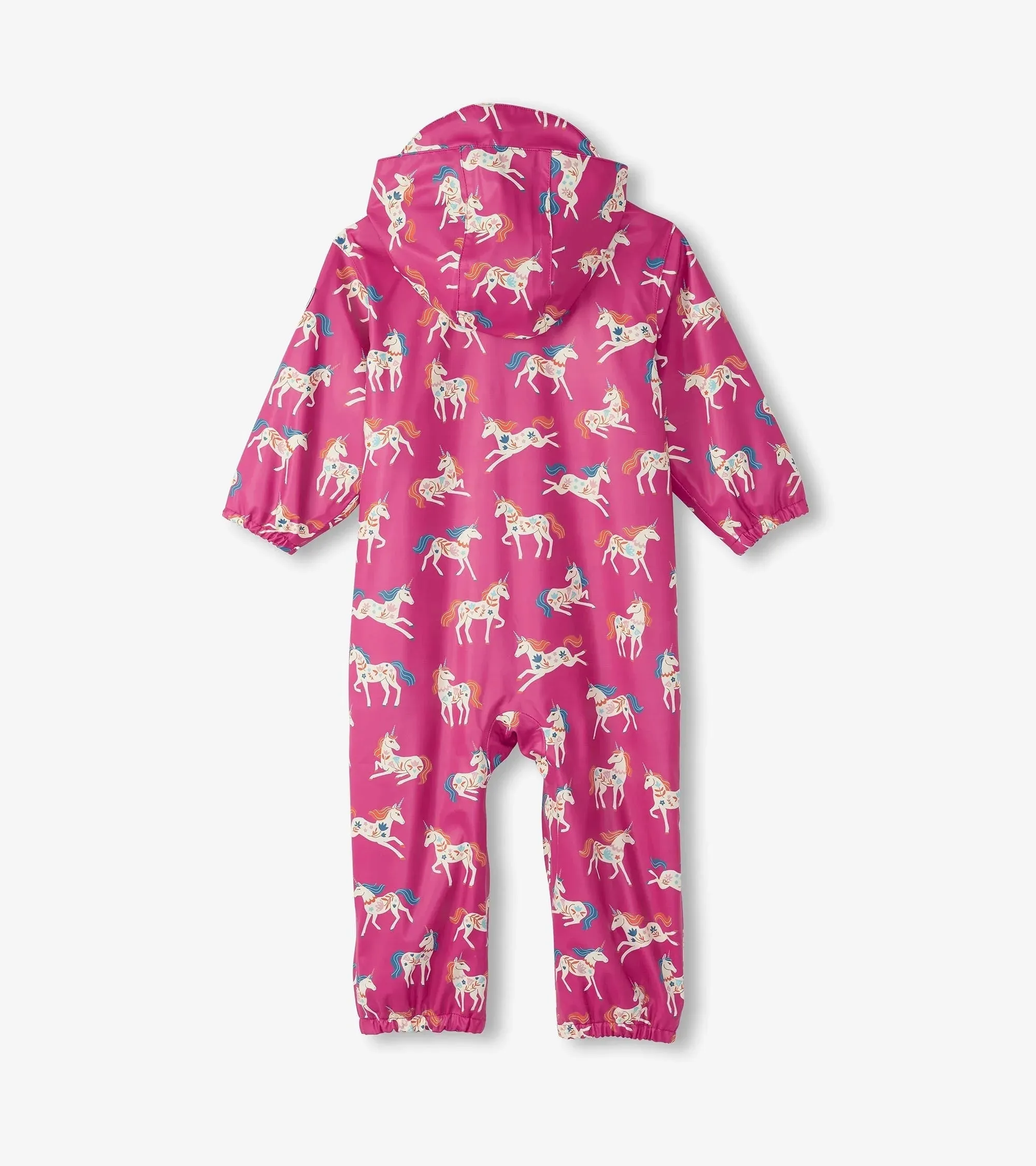 Hatley - Folky unicorn all in one rain suit