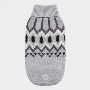 Heritage Dog Sweater | Grey Mix