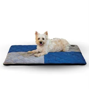 K&h Pet Products Quilted Memory Dream Pad 0.5" Small Blue - Gray 19.5" X 25" X 0.5"