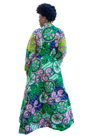 Lillian Ankara Coat Dress