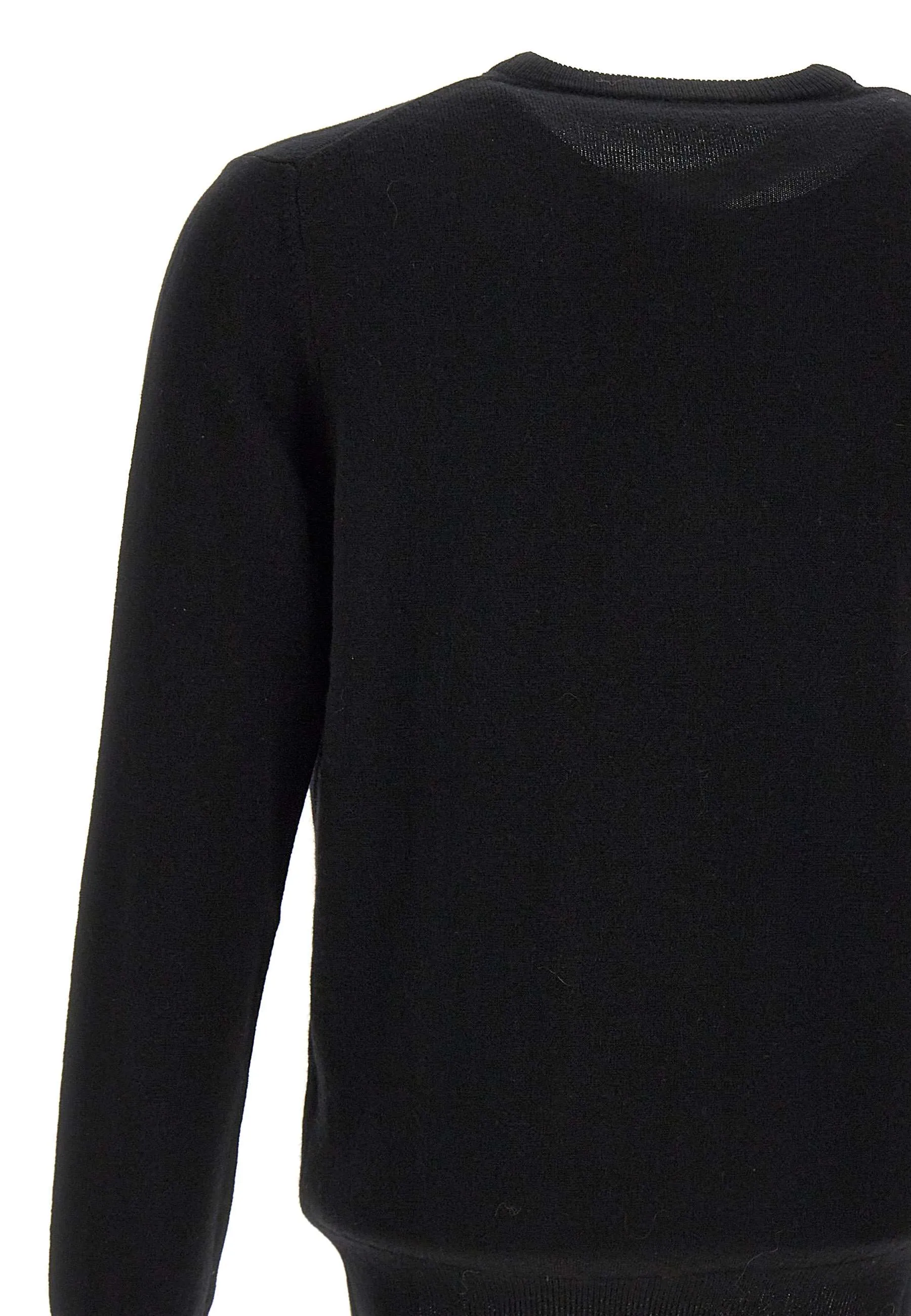 Men's Black Cashmere and Wool Sweater