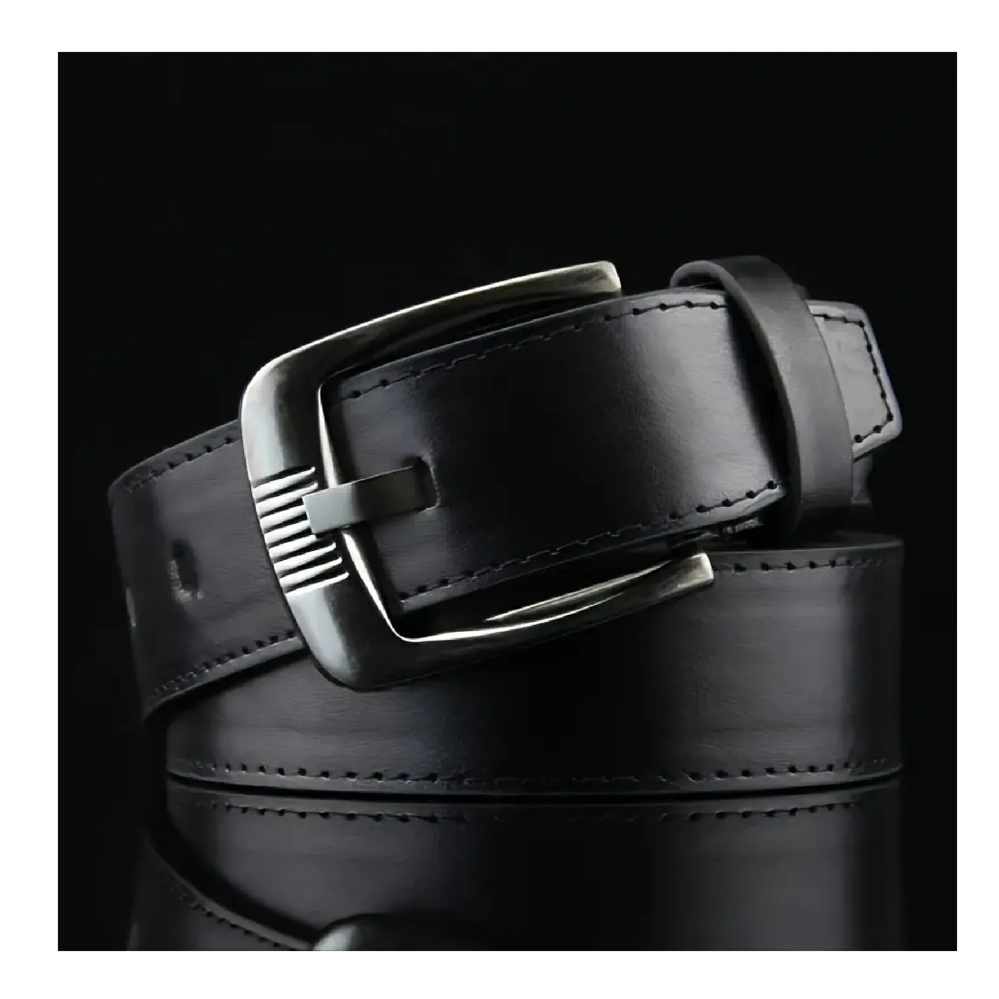 Men's Pin Buckle PU Leather Belt, Versatile Durable Belt, Casual Pants Clothing Trousers Belt , ideal choice for gifts