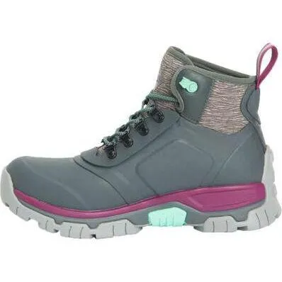 Muck Women's Apex Lace Up WP Outdoor Boot - Grey - AXWL-101