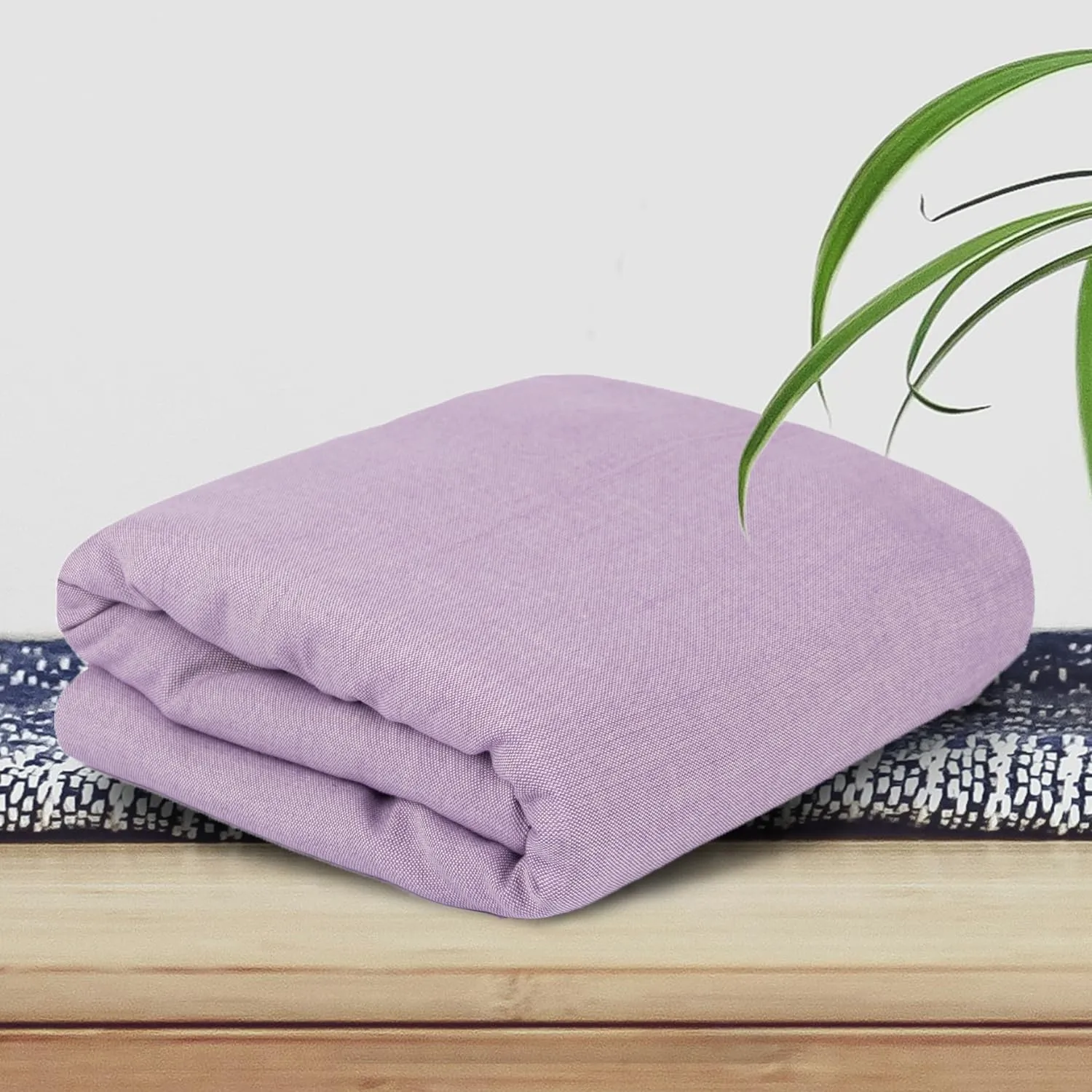 Mush 100% Bamboo Summer AC Blankets | Ultra-Soft, Light Weight & Thermoregulating Dohar 7.5 X 8 Ft (Lavender, Double/Large)