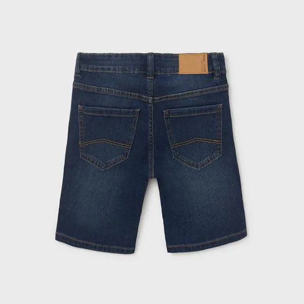 NAVY BLUE DENIM SHORT FOR BOYS