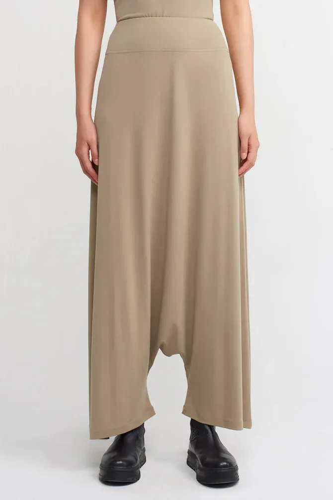 Nu High Waist Harem Trousers Bronze