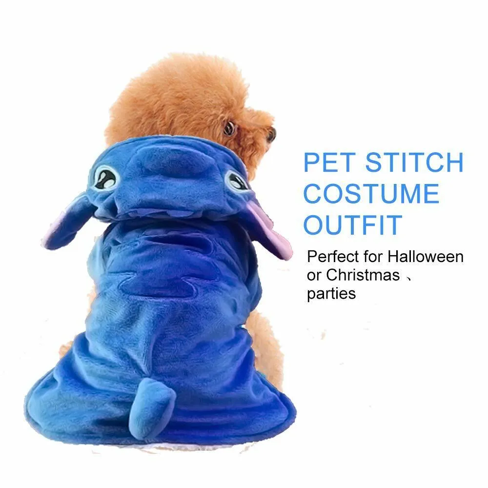 Pet Costume Pet Hoodie Xmas Halloween Pajamas Outfit, Pet Coat for Dogs and Cats