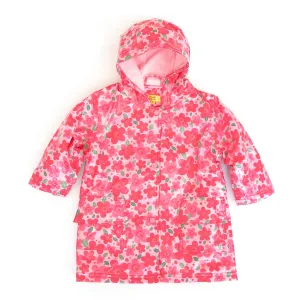 Pink Flower Raincoat