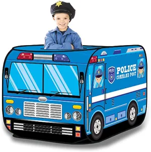 Police Car Kids Play Tent (Indoor & Outdoor) With 50 Balls