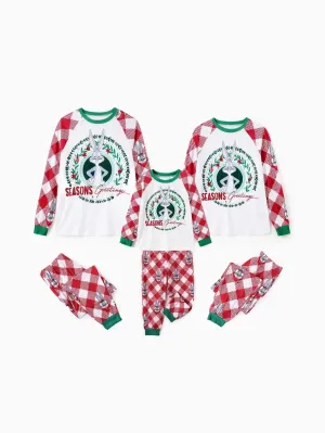 Printed Looney Tunes Family Matching Christmas Pajama Sets