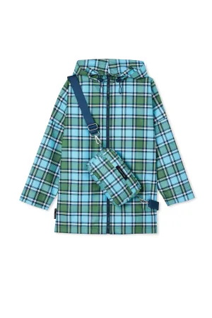 Project Ten Tartan Rain Coat