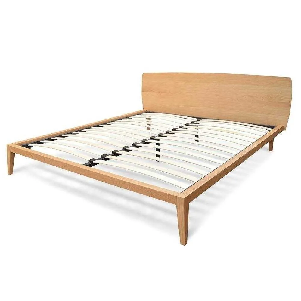 Queen Sized Bed Frame- Natural Oak