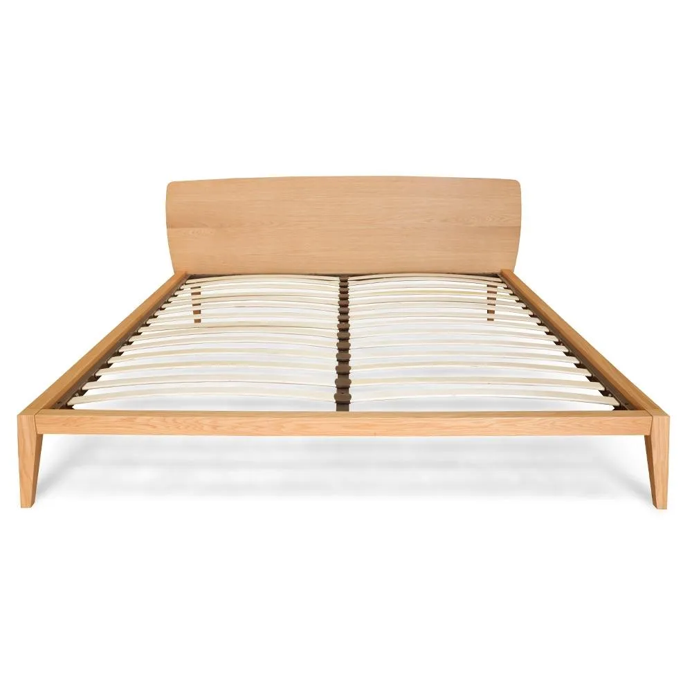 Queen Sized Bed Frame- Natural Oak