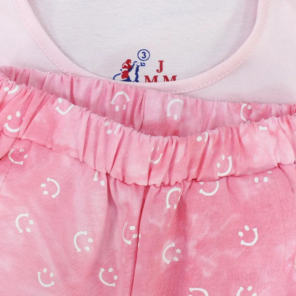 "Happy Rabbit" Short-Sleeved Pajama