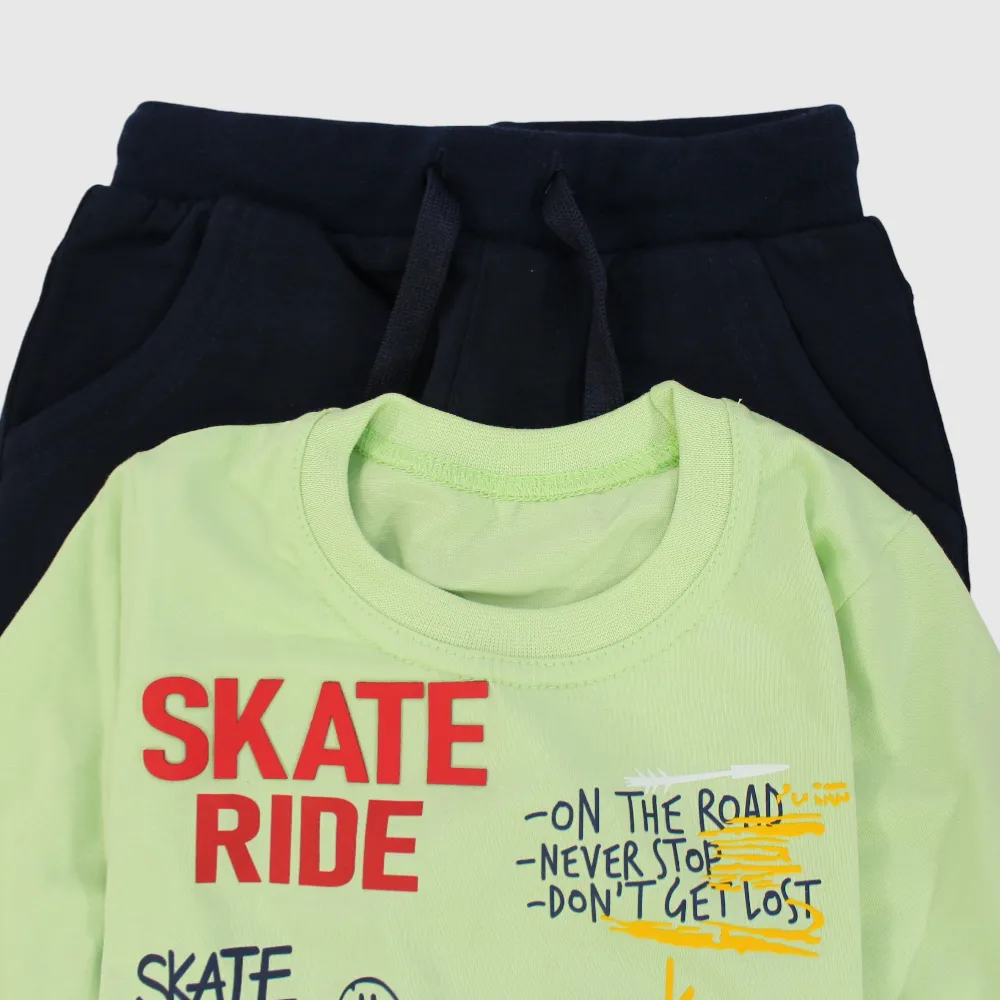 "Skate Ride" Long-Sleeved Pajama