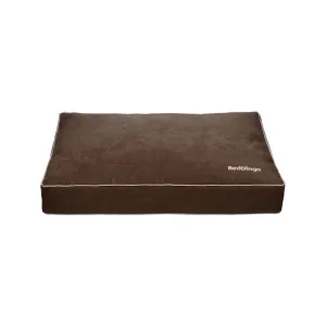 Red Dingo Dog Premium Mattress Chocolate L