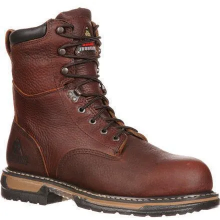 Rocky Men's Ironclad 8" Waterproof Work Boot - Brown - FQ0005693