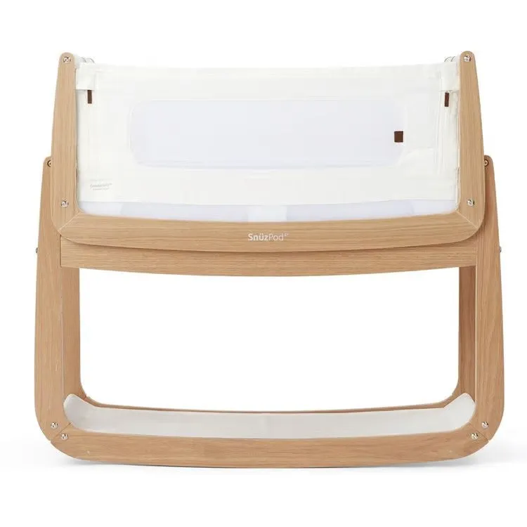 SnuzPod 4 Bedside Crib - The Natural Edit -Oak