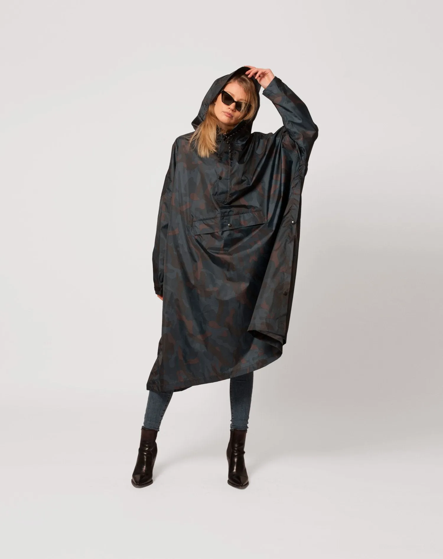 Storm Camo Rain Poncho