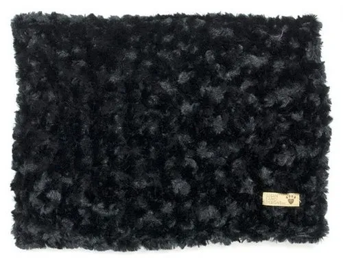 Susan Lanci Black Curly Sue Blanket