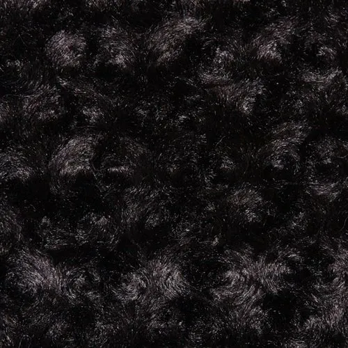 Susan Lanci Black Curly Sue Blanket