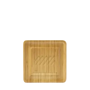 Twine Living Co. Four Piece Bamboo Cheese Board and Knife Set