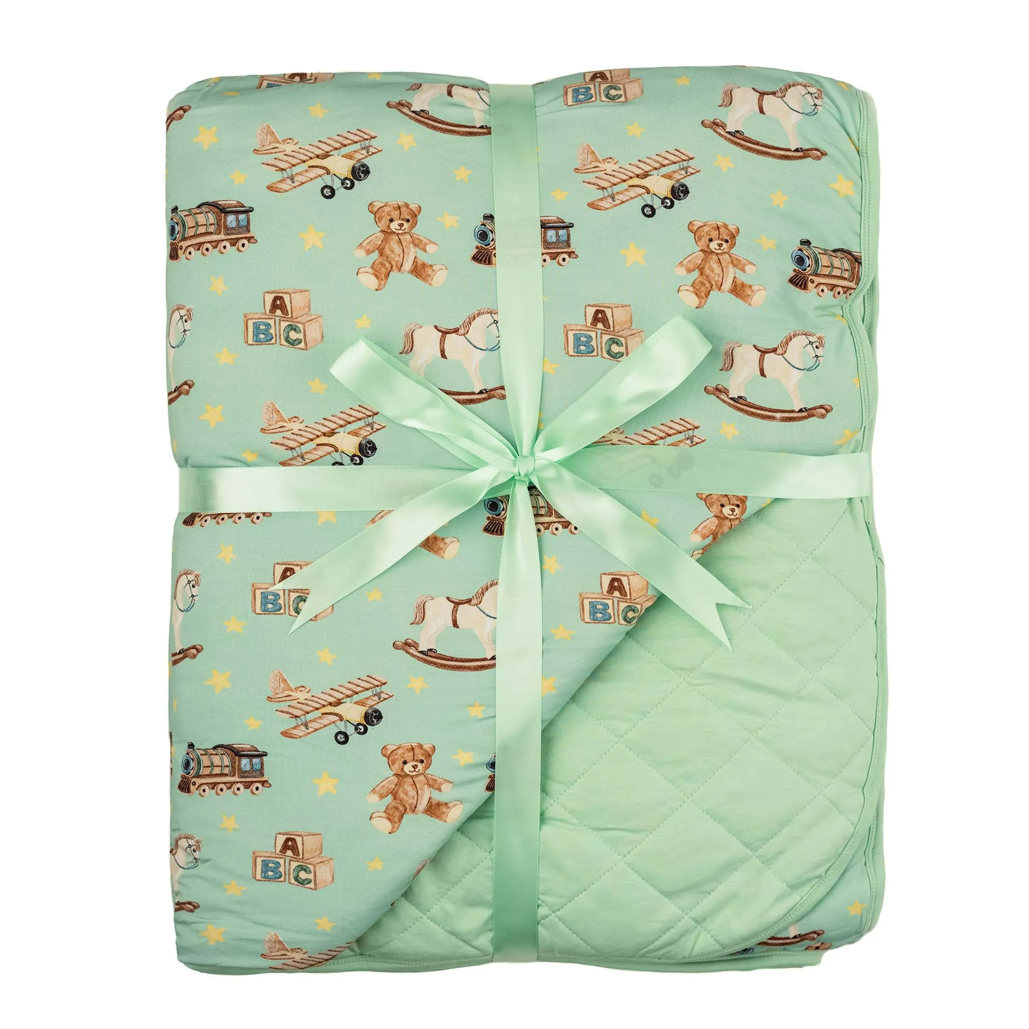 Vintage Toys | Quilted Bamboo Adult Blanket