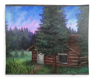 Wooded Cabin - Blanket